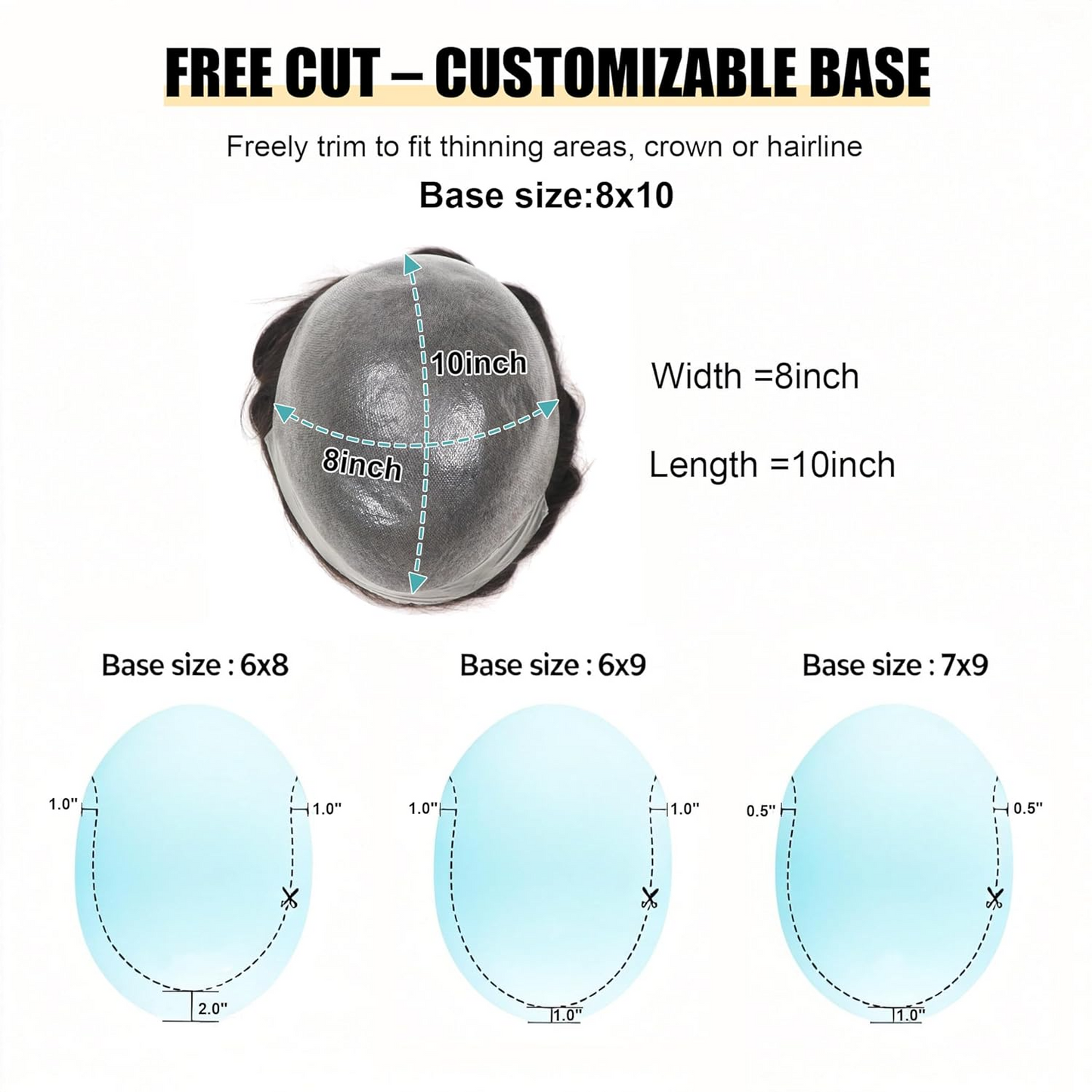 Toupee Real Human Hair Pieces for Men 0.03mm UltraThin Skin Invisible All Mens Hair System Men's WigReplacement r for Hair Loss Natural Hairline mens HairProsthesis Protesis Capilar Hombre #1color wigs lightbeige tone v-looped hairpiece